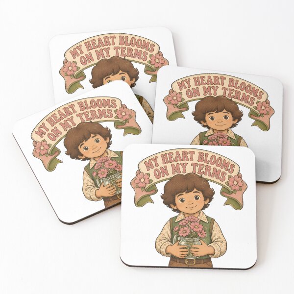 Item preview, Retro Self Care Boy Holding Flowers designed and sold by Artisan-Vault.