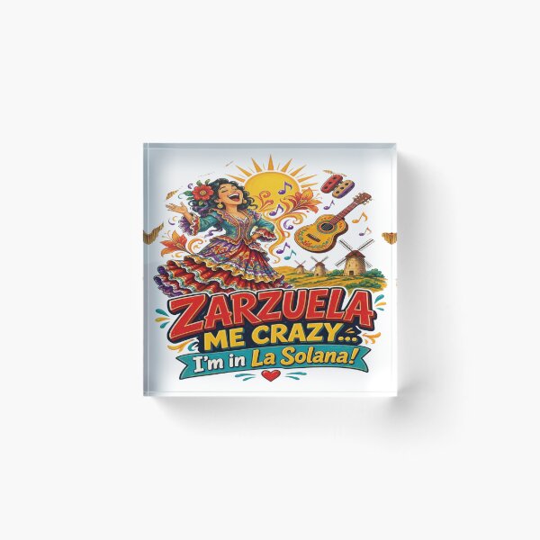 Item preview, Zarzuela Drives Me Crazy I'm In La Solana Spain T-Shirt designed and sold by Sushikidsntoddlers.