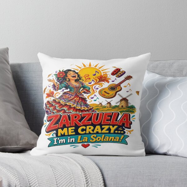 Item preview, Zarzuela Drives Me Crazy I'm In La Solana Spain T-Shirt designed and sold by Sushikidsntoddlers.