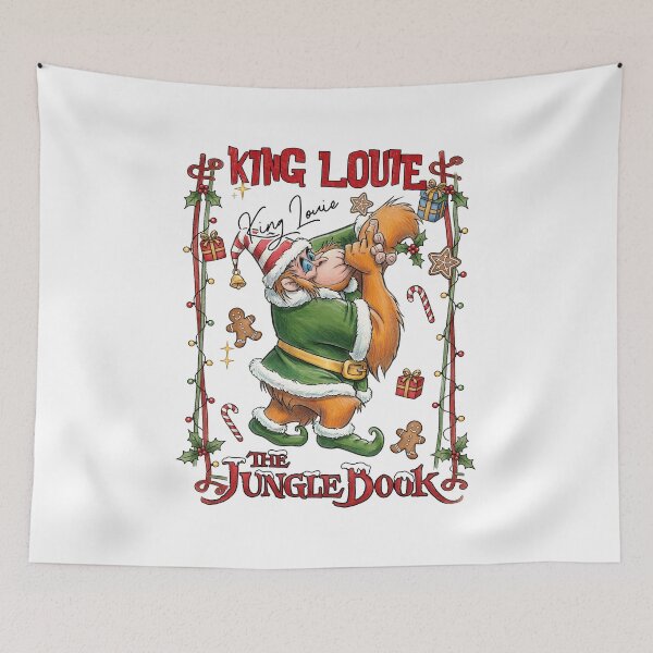 Item preview, Festive Jungle Animal Holiday Illustration designed and sold by SpaceRadioer.