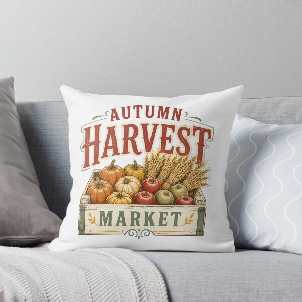 Item preview, Autumn Harvest Market Vintage Produce Crate designed and sold by KristenosNehk.