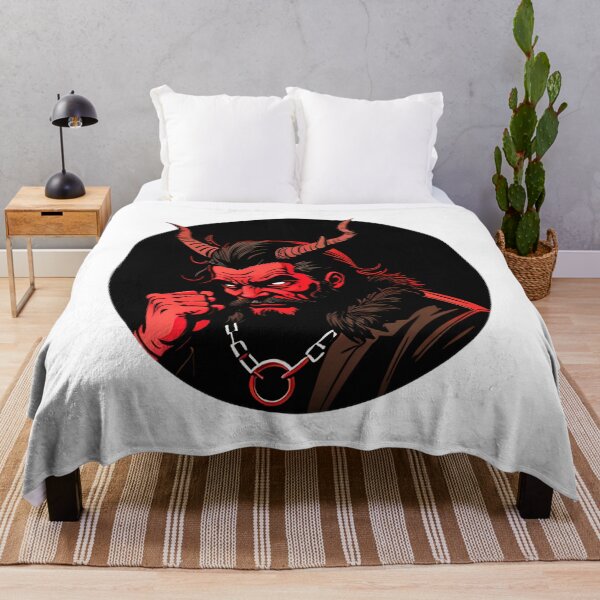 Item preview, Menacing Red Krampus Demon designed and sold by For-Cat Studio.