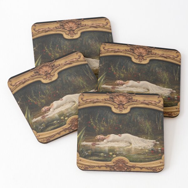 Item preview, Fate of Ophelia oil painting designed and sold by MoodleDoon.