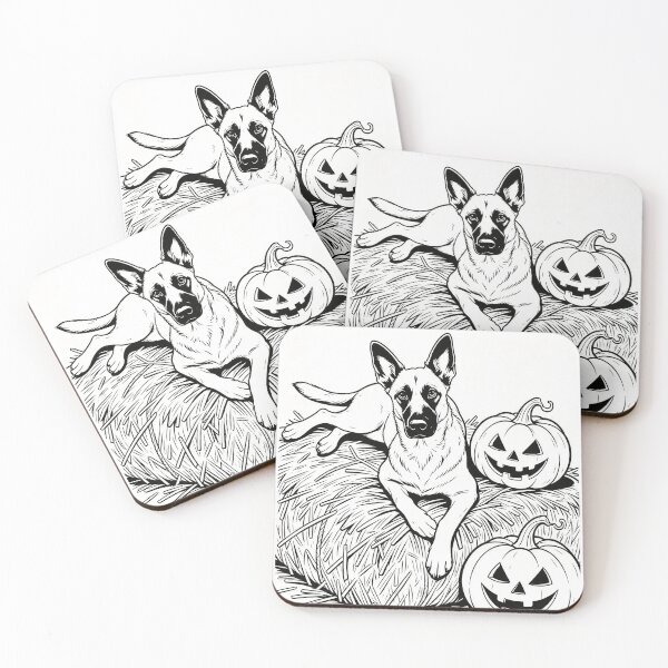 Item preview, Halloween with Raksha  designed and sold by raksha-malinois.