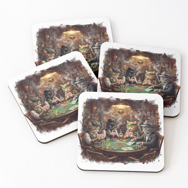 Item preview, Cats Playing Poker Casino Night designed and sold by Glamalt.