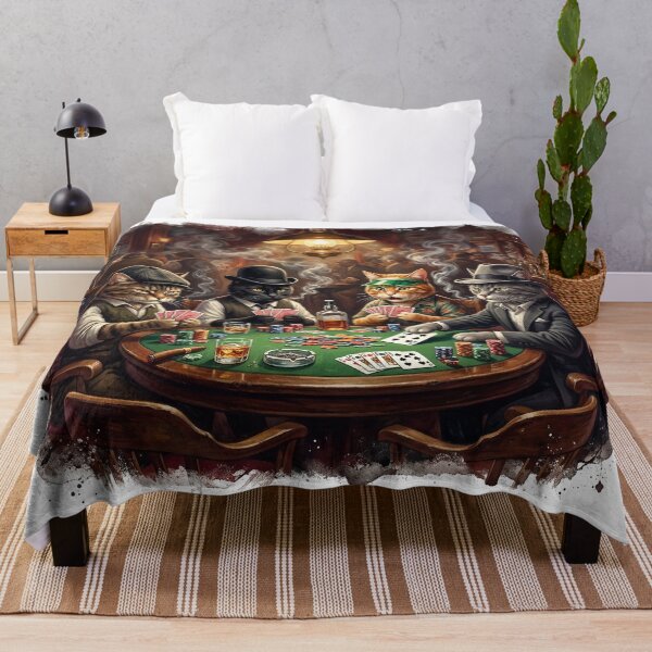Item preview, Cats Playing Poker Casino Night designed and sold by Glamalt.