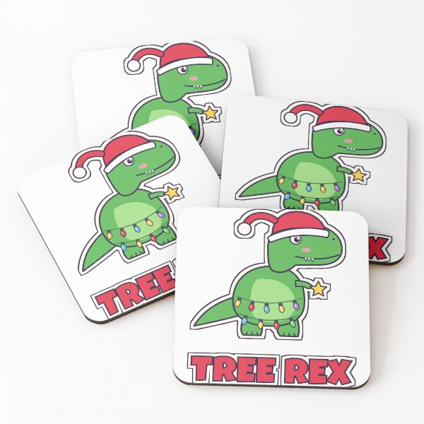 Item preview, Tree Rex Funny Christmas T-Rex Dinosaur Santa Hat Lights designed and sold by Laminou91.