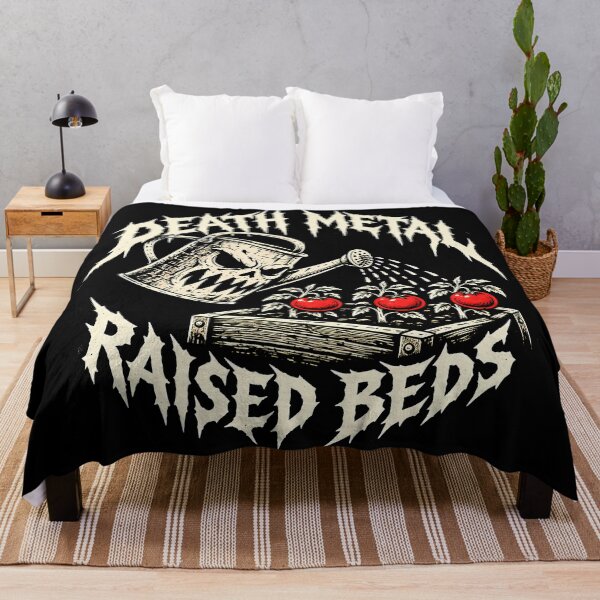 Item preview, Death Metal Raised Beds Funny Gardening Skull Watering Can designed and sold by peterdesigns.