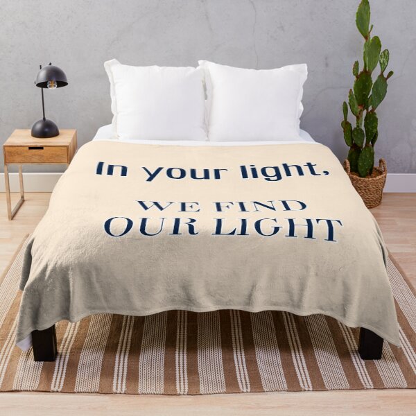 Item preview, In Your Light We Find Our Light Christian Quote designed and sold by r-wan-design.