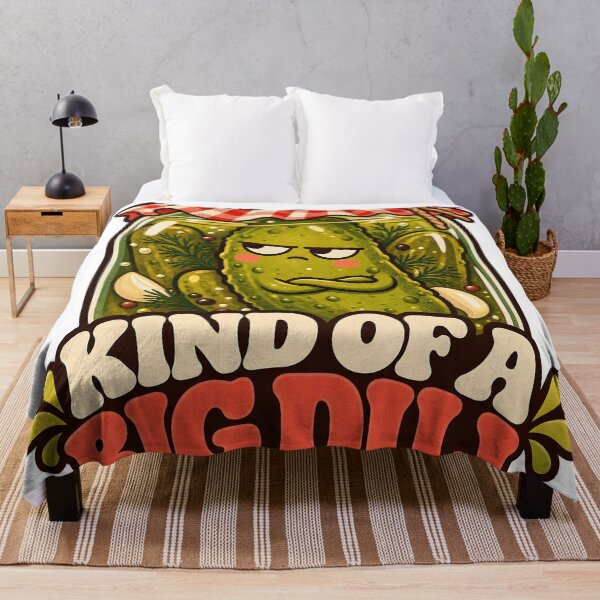 Item preview, Kind of a Big Dill - Grumpy Pickle Pun designed and sold by CreatifStudios.