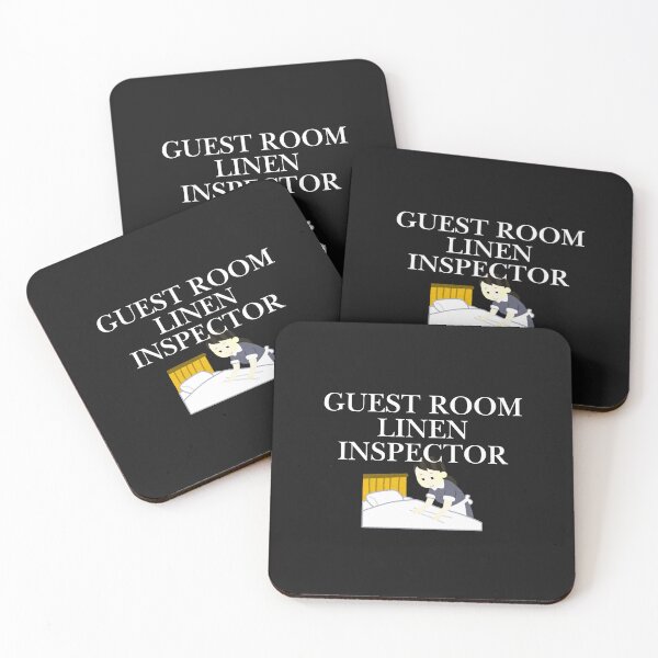 Item preview, Guest Room Linen Inspector designed and sold by Bubpat.