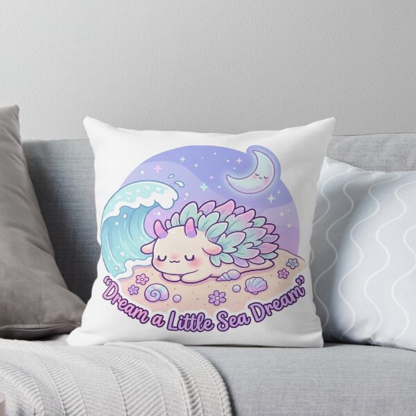 Item preview, Cute Baby Sea Sheep Moonlit Beach Kawaii Sticker designed and sold by Art-N-Glue.