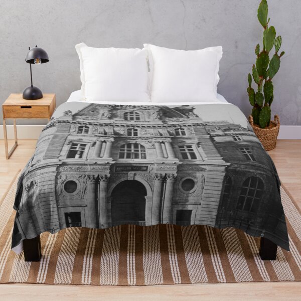 Item preview, The Mollien Pavilion, Louvre Museum Palace, Paris, 1857 19th Century vitage fine art black and white photograph by Édouard Baldus designed and sold by Astrid Arkhangelsky.