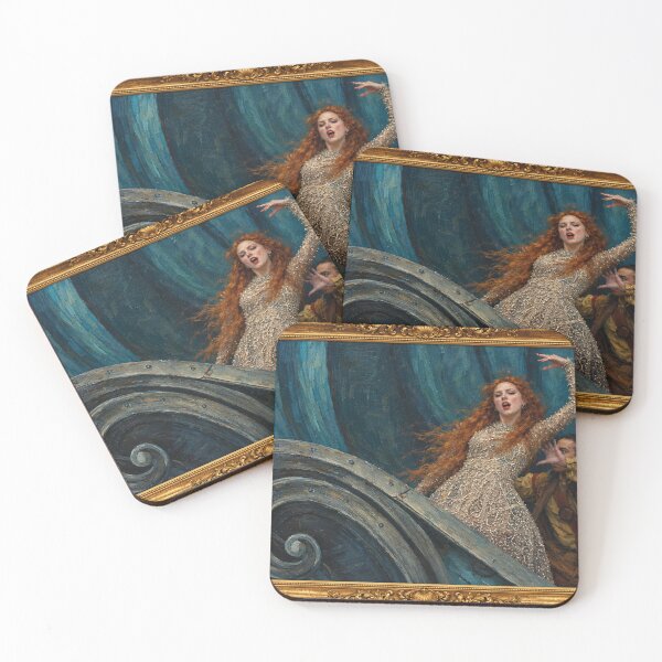 Item preview, Fate of ophelia ship oil painting designed and sold by MoodleDoon.
