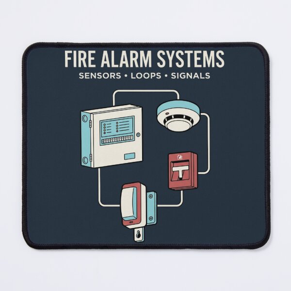 Item preview, Fire Alarm System Technician Sensors and Signal Loop Graphic designed and sold by Amr Darwish Graphic designer.