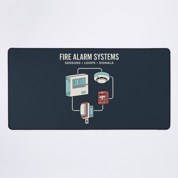 Item preview, Fire Alarm System Technician Sensors and Signal Loop Graphic designed and sold by Amr Darwish Graphic designer.