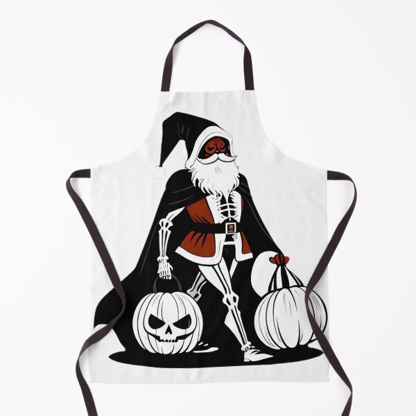 Item preview, Skeleton Santa with Skull Pumpkin designed and sold by For-Cat Studio.