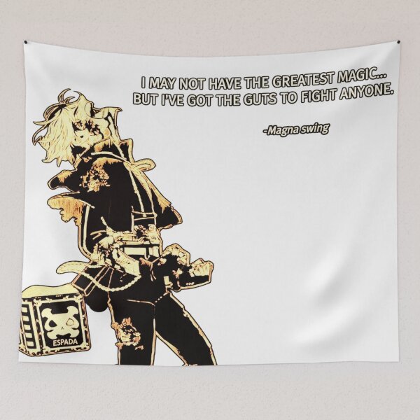 Item preview, Magna Swing The Underdog – Black Clover Fire Magic designed and sold by Animeheam.
