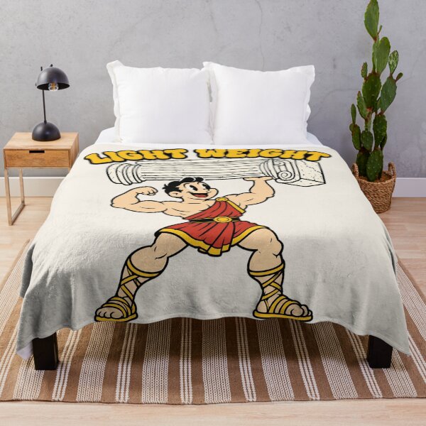 Item preview, Light Weight Retro Cartoon Hercules Lifting Pillar designed and sold by Lolik Designs.