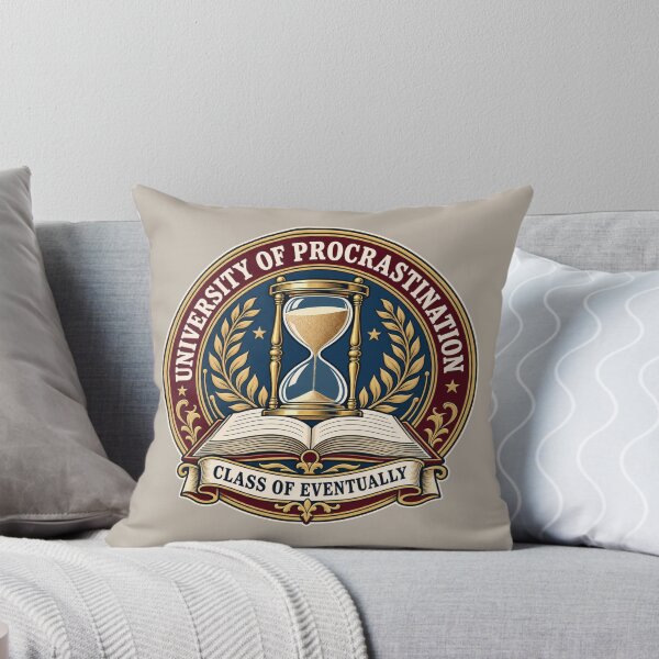 Item preview, Funny Procrastination University Class of Eventually designed and sold by BROHLine Studio.