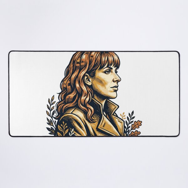 Item preview, angela rayner — Hand-inked woodcut designed and sold by DigitalGraphic1.