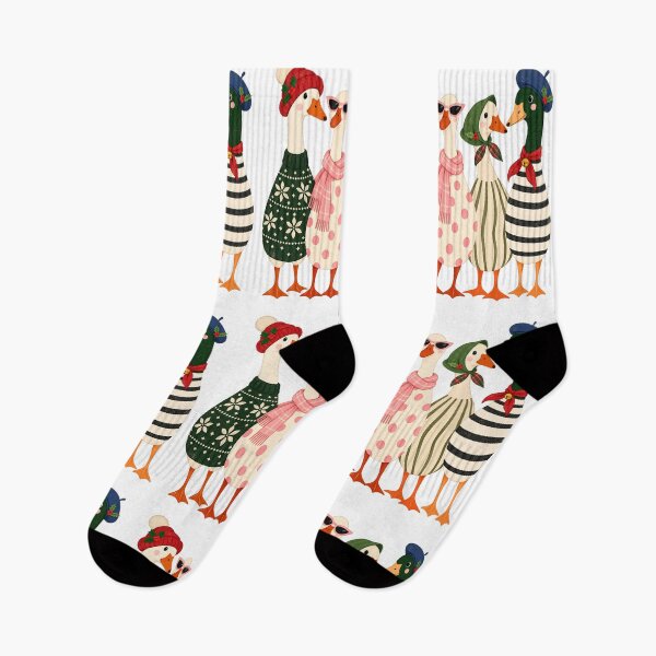 Item preview, Christmas Goose Squad, Funny Holiday Geese  designed and sold by DesignArtist.ia.