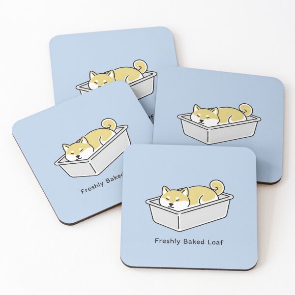 Item preview, Freshly Baked Loaf – Cute Shiba Inu Bread Dog designed and sold by ManggaeJM.