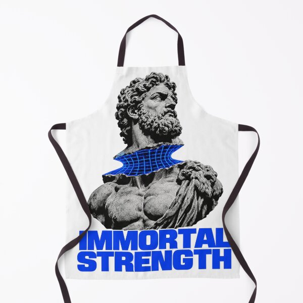 Item preview, Immortal Strength Surreal Cyber Grid Greek Hercules Statue designed and sold by Lolik Designs.