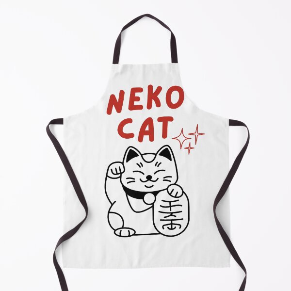 Item preview, Neko Cat Cute Japanese Lucky Cat Kawaii Art designed and sold by SPOOKY DESIGN.