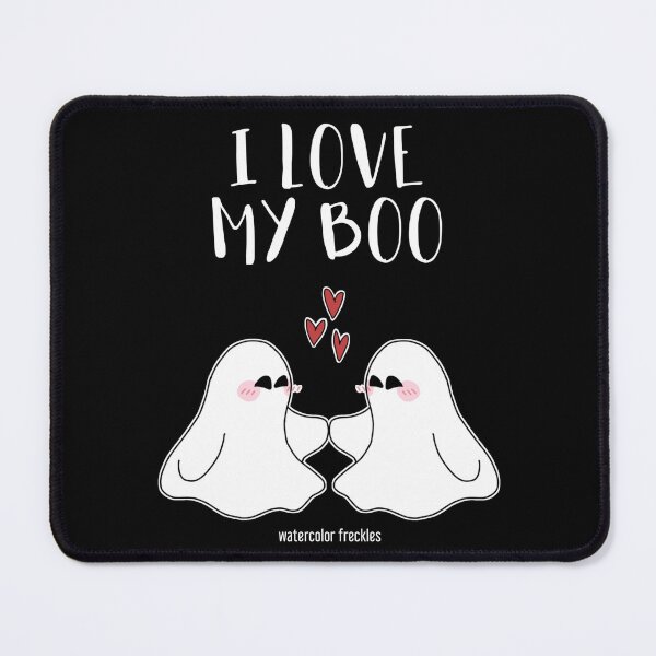 Item preview, I Love My Boo Ghost Couple Drawing - Version 1 designed and sold by WCFreckles.