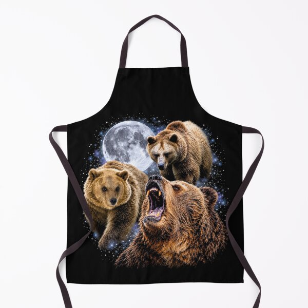 Item preview, Cosmic Grizzly Bears Under Full Moon designed and sold by SassCity.