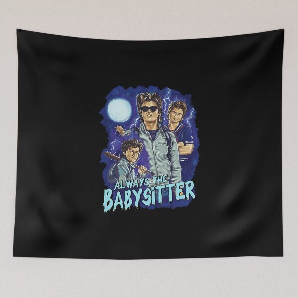 Item preview, Always The Babysitter Illustration Poster, i love steve harrington designed and sold by txuvxcbrmj.