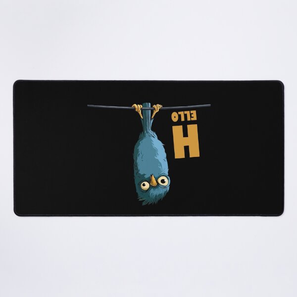 Item preview, Bird Brain Hello – Goofy Blue Bird designed and sold by FMproject.