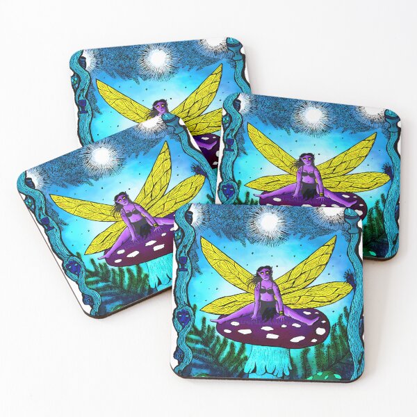 Item preview, Purple Fairy with Golden Wings designed and sold by JorinWernli2.