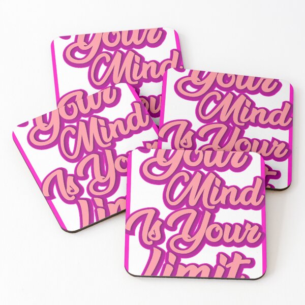 Item preview, Your Mind Is Your Limit Motivational Retro Typography designed and sold by Dar Arbi Atelier.