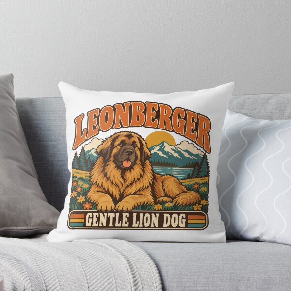 Item preview, Leonberger Gift - Gentle Lion Dog designed and sold by RedRubyBubble.