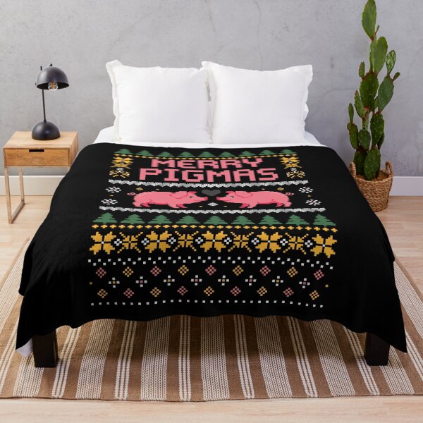 Item preview, Merry Pigmas - Pixel Art Christmas Pigs designed and sold by Zerhof.