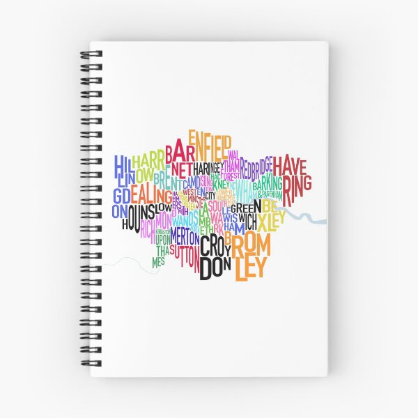 Item preview, London UK Text Map designed and sold by ArtPrints.