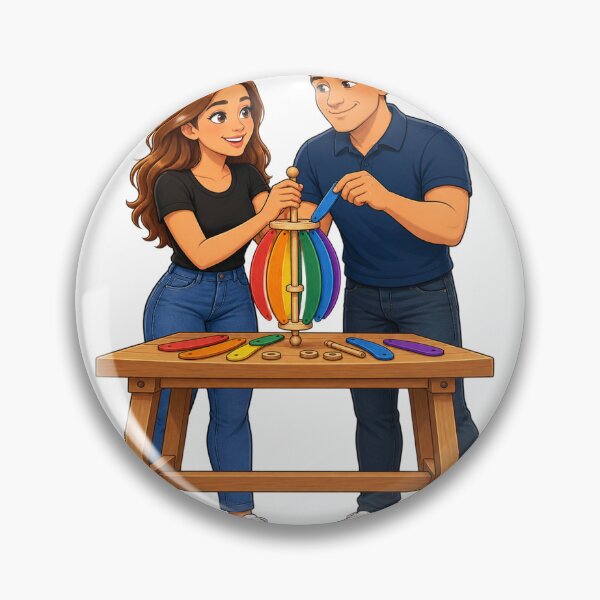 Item preview, Crafting Colorful Memories – Cute Creative Couple designed and sold by cartooncouple.