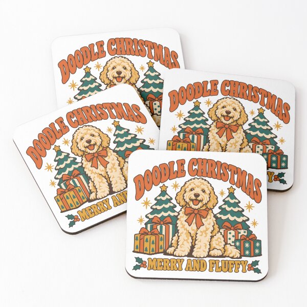 Item preview, Doodle Christmas Gift - Merry And Fluffy designed and sold by RedRubyBubble.