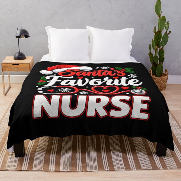 Item preview, Santa's Favorite Nurse Christmas Design designed and sold by rafaeltto.