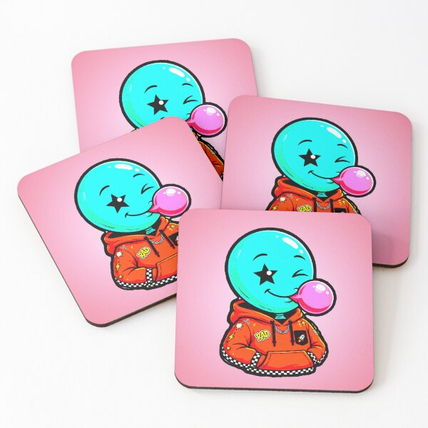 Item preview, Bubble Gum Boy Aesthetic | Retro Y2K Blue and Orange RAD Design designed and sold by AstronautMerch.