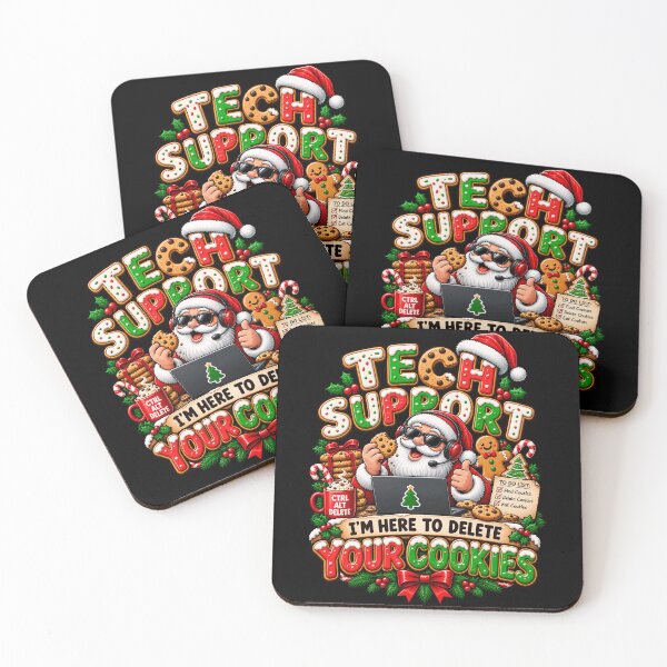 Item preview, Santa Tech Support for Cookie Lovers Christmas designed and sold by rafaeltto.