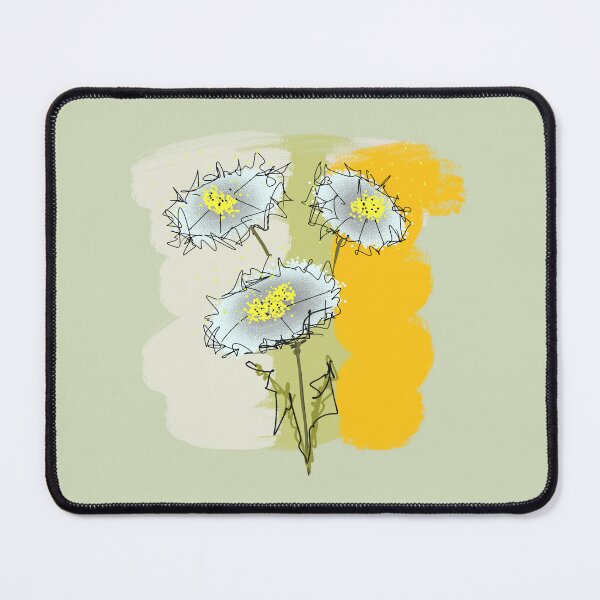 Item preview, Abstract Minimalist Daisies Art designed and sold by NB-Artmagic.