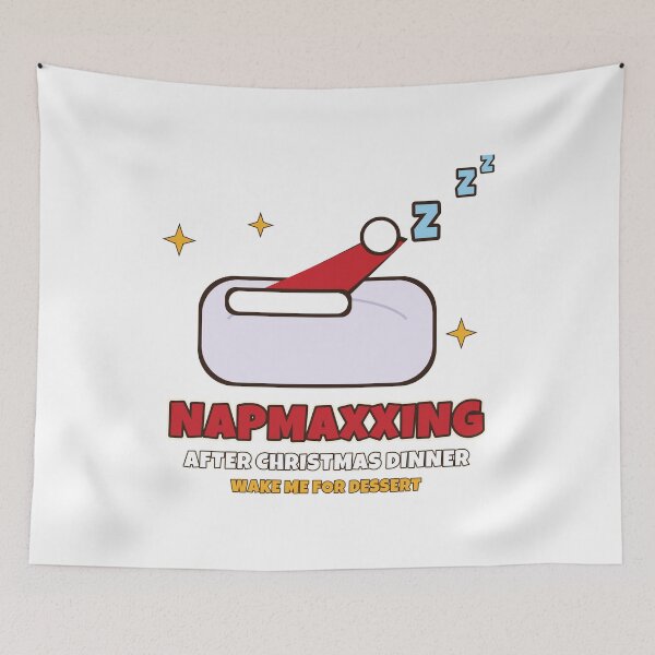 Item preview, Napmaxxing After Christmas Dinner Funny Christmas Nap Lover designed and sold by Bornprints.
