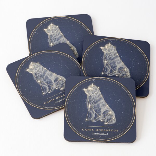 Item preview, Newfoundland Constellation – Celestial Dog Art designed and sold by Celestial Atlas of Dogs.