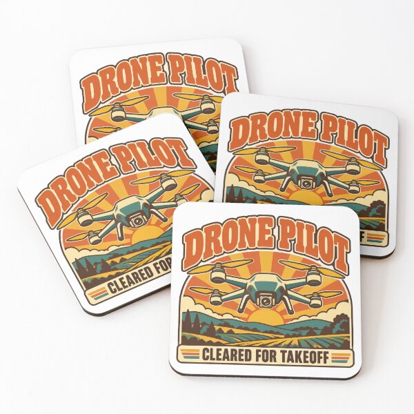 Item preview, Drone Pilot Gift - Cleared For Takeoff designed and sold by RedRubyBubble.
