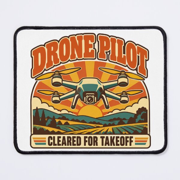 Item preview, Drone Pilot Gift - Cleared For Takeoff designed and sold by RedRubyBubble.