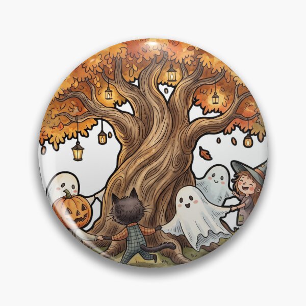 Item preview, Spooky Little Season Haunted Tree Autumn    designed and sold by Adom-Fashon.