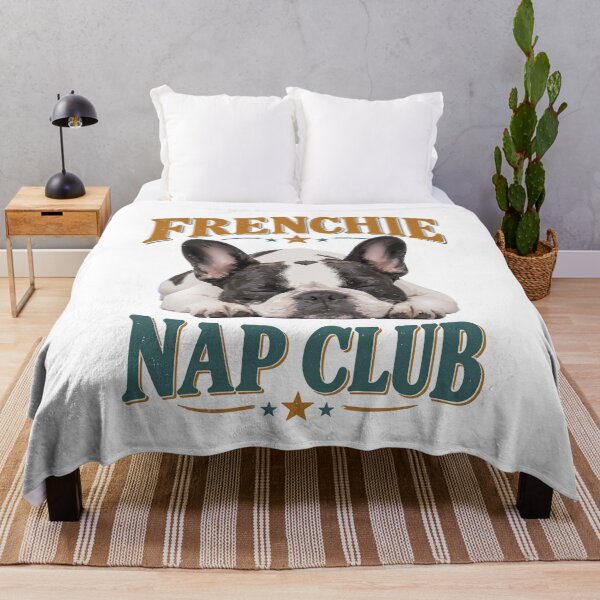 Item preview, Frenchie Nap Club Sleeping French Bulldog designed and sold by yoddel.
